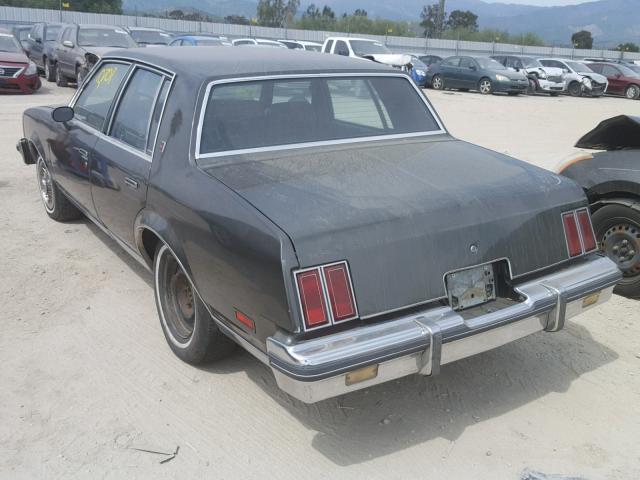 1G3AM69Y3EM451542 - 1984 OLDSMOBILE CUTLASS SU GREEN photo 3