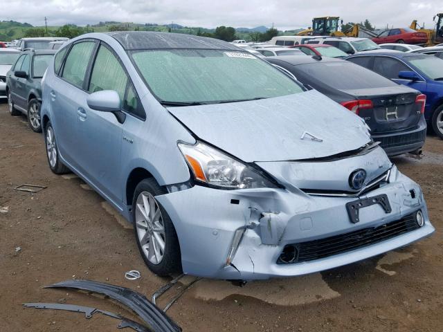 JTDZN3EU3E3323406 - 2014 TOYOTA PRIUS V BLUE photo 1