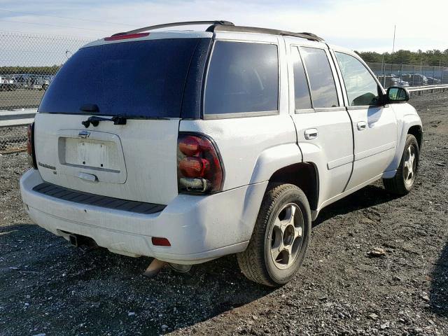 1GNDT13S462307185 - 2006 CHEVROLET TRAILBLAZE WHITE photo 4