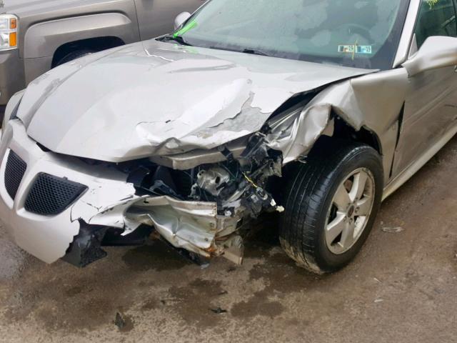2G2WP552361248953 - 2006 PONTIAC GRAND PRIX SILVER photo 9