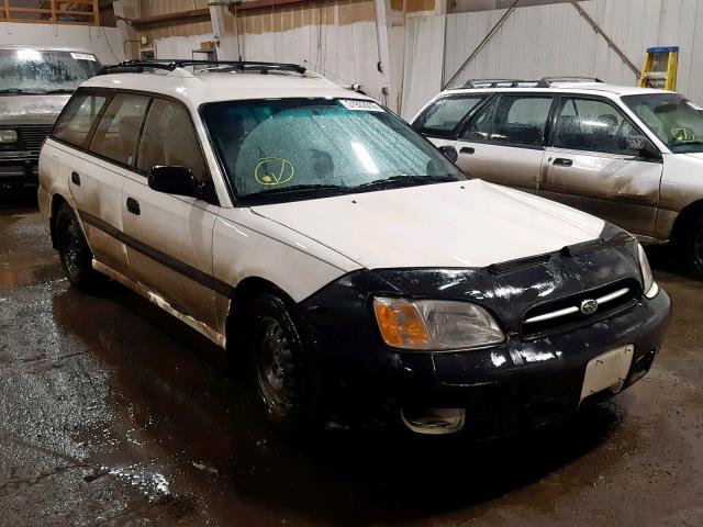 4S3BH635117307469 - 2001 SUBARU LEGACY L WHITE photo 1