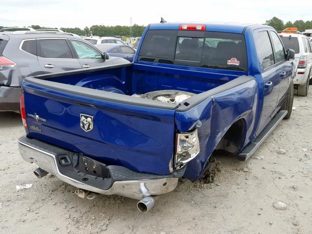 1C6RR6LT6FS570661 - 2015 RAM 1500 SLT BLUE photo 4