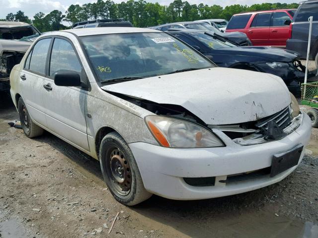 JA3AJ26E46U037505 - 2006 MITSUBISHI LANCER ES WHITE photo 1