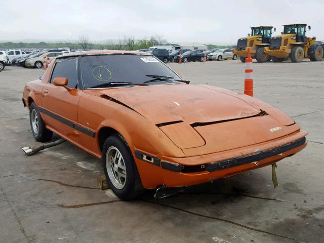 JM1FB3316F0869804 - 1985 MAZDA RX7 12A ORANGE photo 1