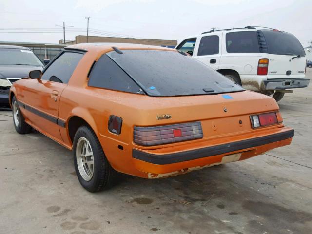 JM1FB3316F0869804 - 1985 MAZDA RX7 12A ORANGE photo 3