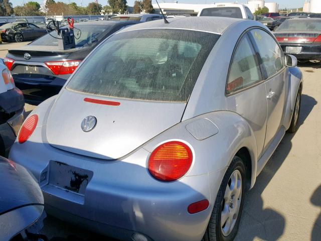3VWCK21C52M417994 - 2002 VOLKSWAGEN NEW BEETLE Gümüş foto 4