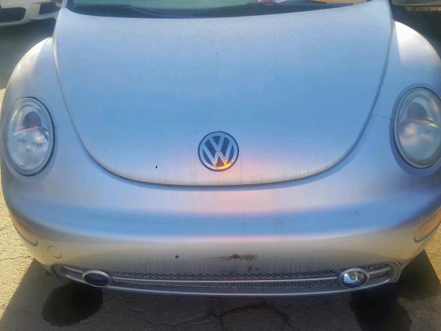 3VWCK21C52M417994 - 2002 VOLKSWAGEN NEW BEETLE Gümüş foto 7