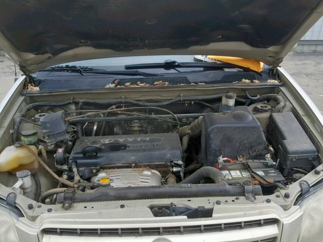 JTEGD21AX20036346 - 2002 TOYOTA HIGHLANDER GOLD photo 7