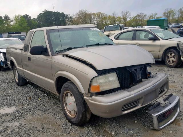 1GTCS19W628105604 - 2002 GMC SONOMA TAN photo 1