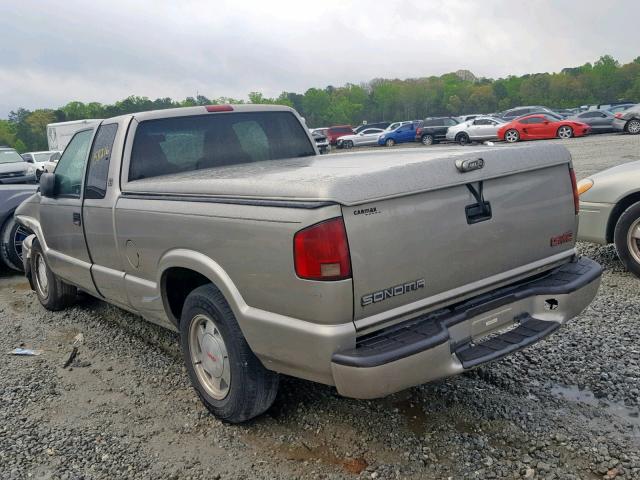 1GTCS19W628105604 - 2002 GMC SONOMA TAN photo 3