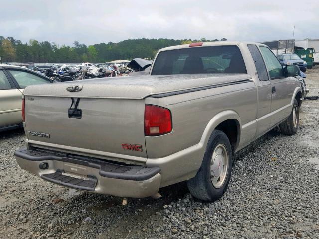 1GTCS19W628105604 - 2002 GMC SONOMA TAN photo 4