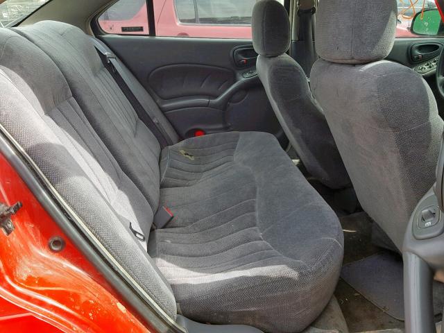 1G2NF52TXYM828087 - 2000 PONTIAC GRAND AM S RED photo 6