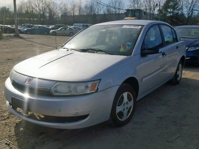 1G8AG52FX4Z111794 - 2004 SATURN ION LEVEL SILVER photo 2