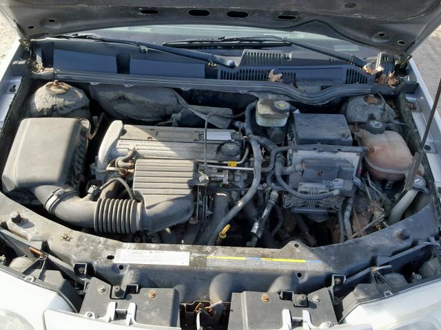 1G8AG52FX4Z111794 - 2004 SATURN ION LEVEL SILVER photo 7