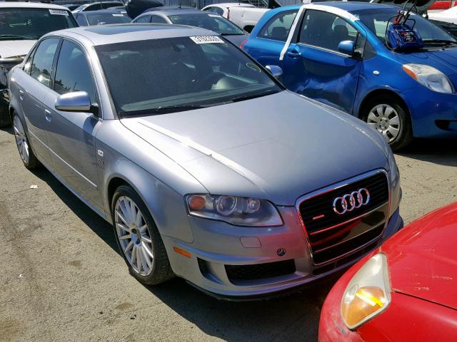 WUAGL78E76A700179 - 2006 AUDI S4 QUATTRO SILVER photo 1