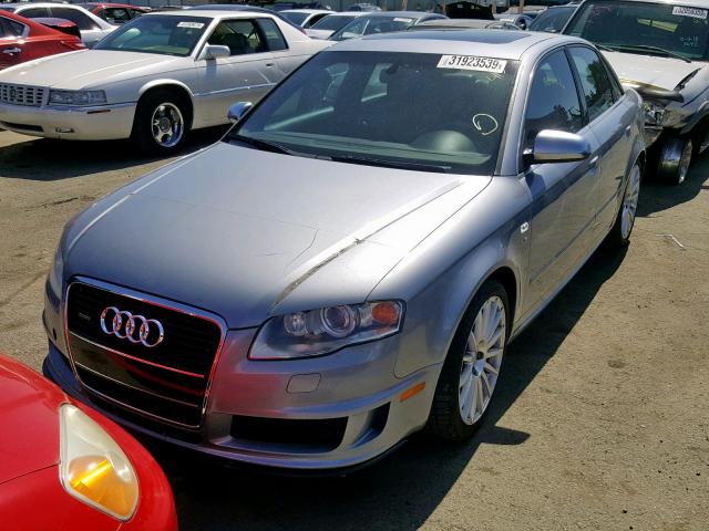 WUAGL78E76A700179 - 2006 AUDI S4 QUATTRO SILVER photo 2