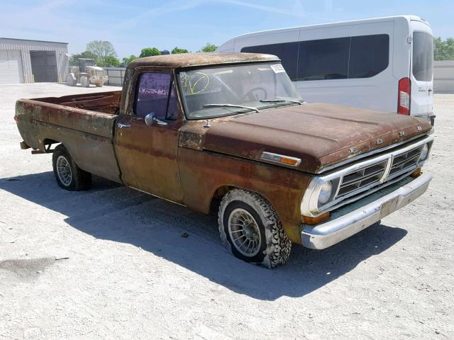 F10GLP80358 - 1972 FORD F-100 BROWN photo 1