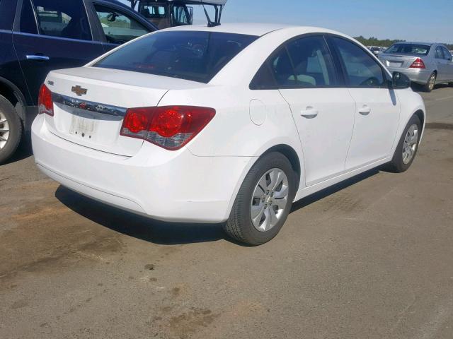 1G1PA5SG8D7226439 - 2013 CHEVROLET CRUZE LS WHITE photo 4