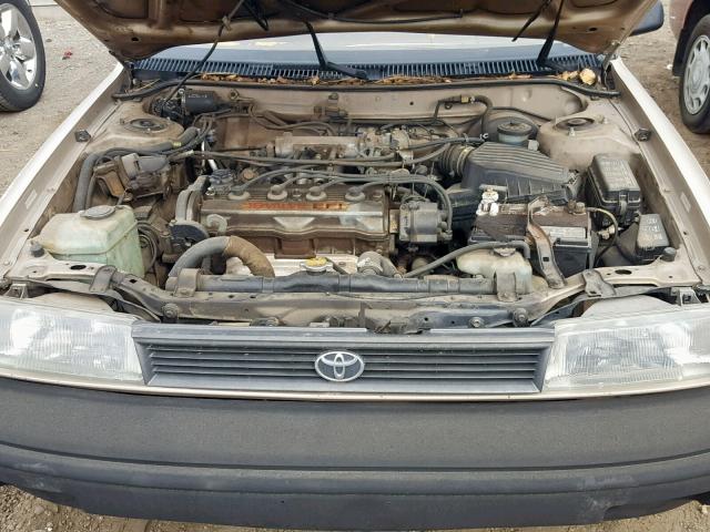 JT2AE94K7M3488446 - 1991 TOYOTA COROLLA DL GOLD photo 7