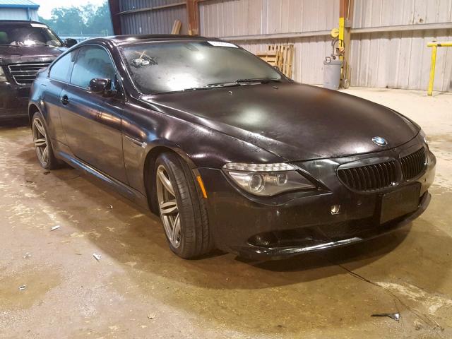 WBAEA53558CV91540 - 2008 BMW 650 I BLACK photo 1