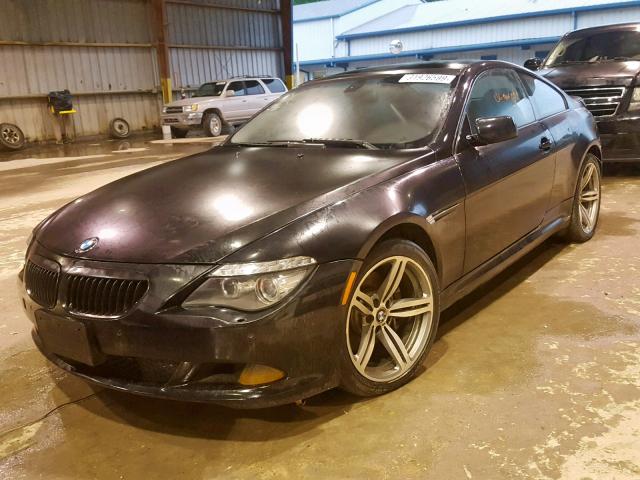 WBAEA53558CV91540 - 2008 BMW 650 I BLACK photo 2