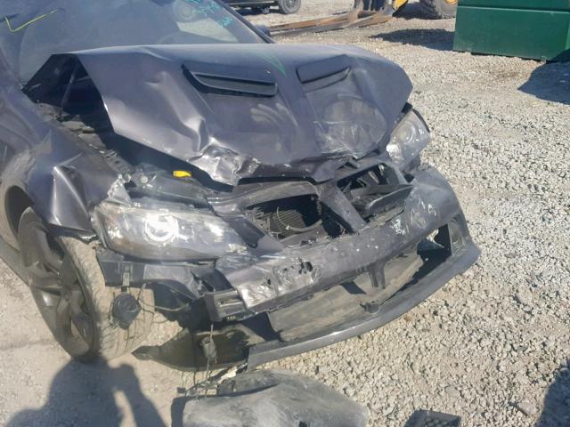 6G2ER57759L180266 - 2009 PONTIAC G8 GRAY photo 9