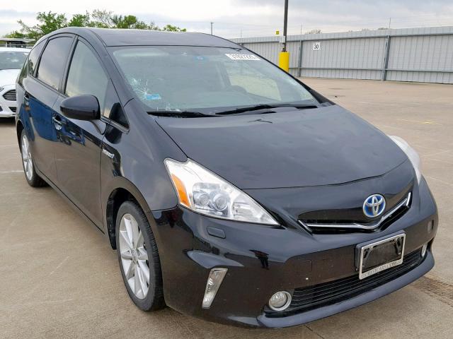 JTDZN3EU6C3097701 - 2012 TOYOTA PRIUS V BLACK photo 1