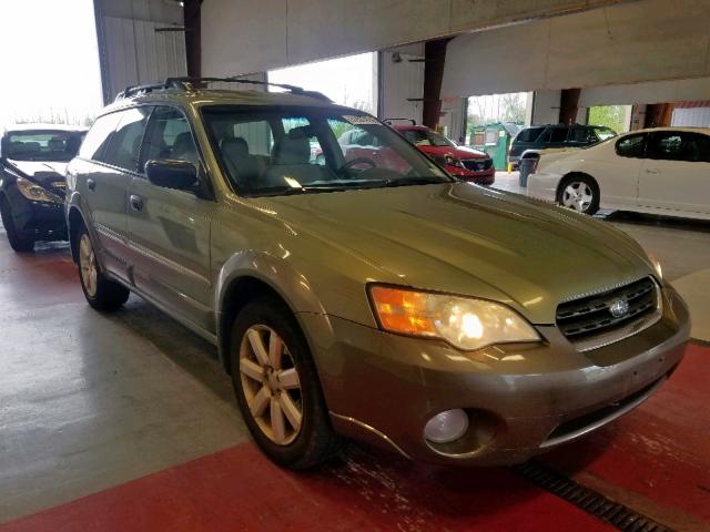 4S4BP61C577310044 - 2007 SUBARU LEGACY OUT GREEN photo 1