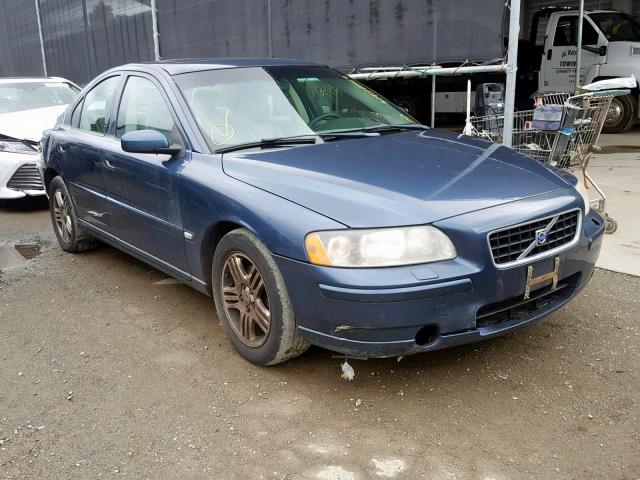 YV1RS592362553249 - 2006 VOLVO S60 2.5T BLUE photo 1