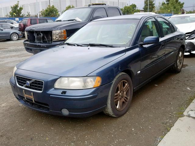 YV1RS592362553249 - 2006 VOLVO S60 2.5T BLUE photo 2