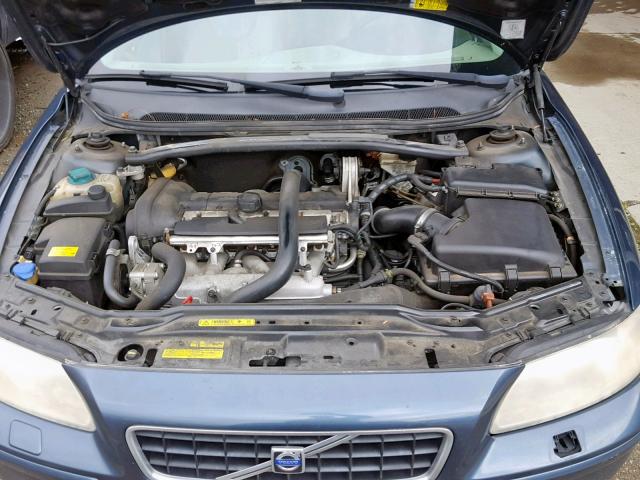 YV1RS592362553249 - 2006 VOLVO S60 2.5T BLUE photo 7