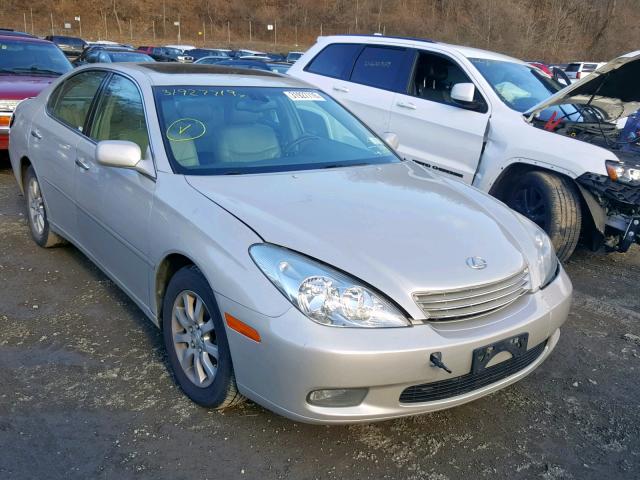 JTHBA30G445011689 - 2004 LEXUS ES 330 SILVER photo 1