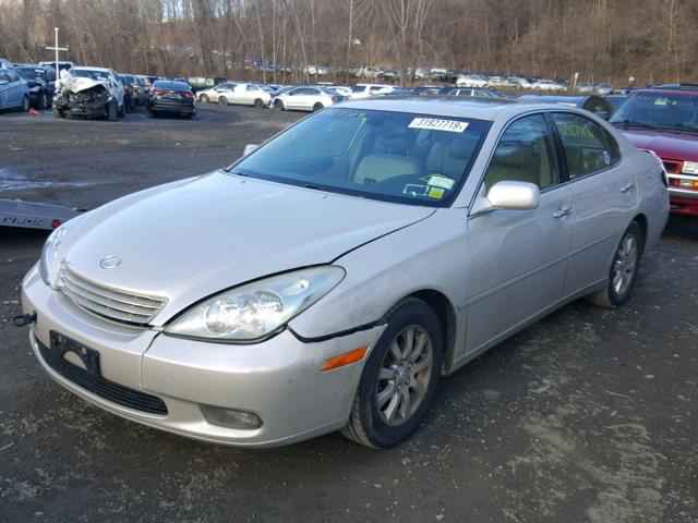 JTHBA30G445011689 - 2004 LEXUS ES 330 SILVER photo 2