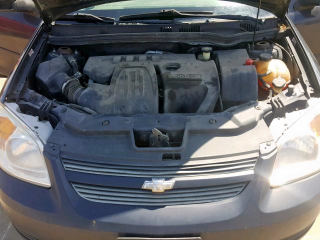 1G1AL18FX87191951 - 2008 CHEVROLET COBALT LT GRAY photo 7