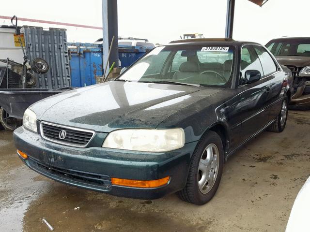 JH4UA2656TC018680 - 1996 ACURA 2.5TL GREEN photo 2