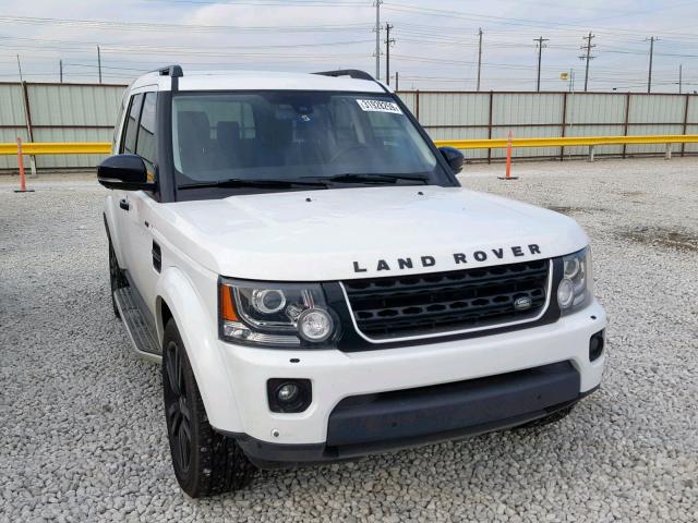 SALAG2V6XGA837585 - 2016 LAND ROVER LR4 HSE WHITE photo 1