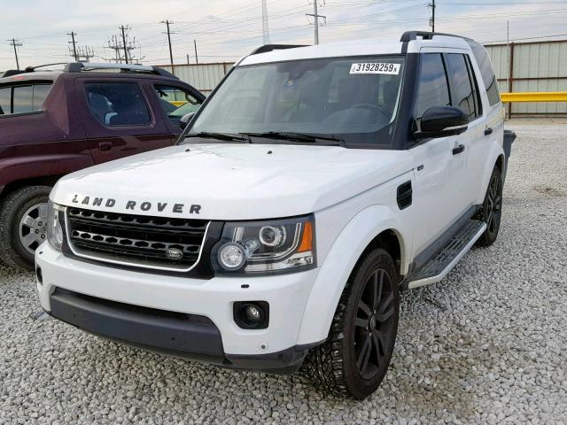 SALAG2V6XGA837585 - 2016 LAND ROVER LR4 HSE WHITE photo 2