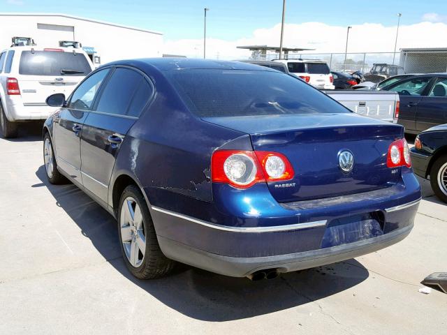 WVWJK73C27P052907 - 2007 VOLKSWAGEN PASSAT BLUE photo 3