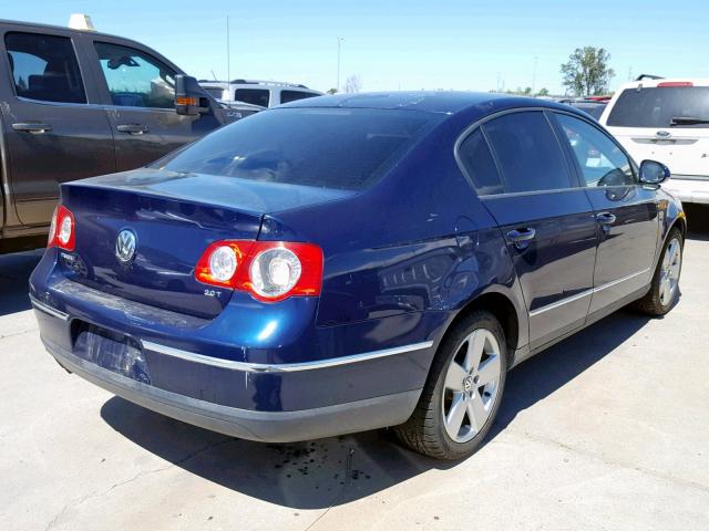 WVWJK73C27P052907 - 2007 VOLKSWAGEN PASSAT BLUE photo 4