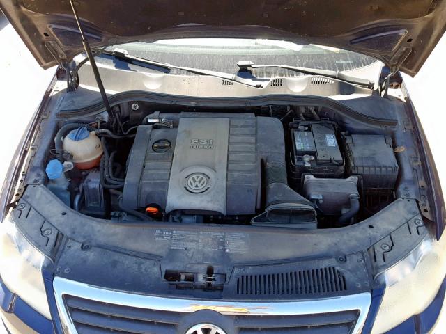 WVWJK73C27P052907 - 2007 VOLKSWAGEN PASSAT BLUE photo 7