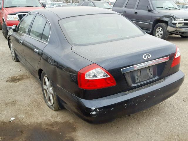 JNKBF01A63M101747 - 2003 INFINITI Q45 BLACK photo 3