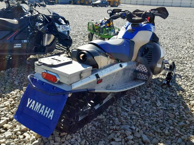 JYE8HL000CA015264 - 2012 YAMAHA NYTRO BLUE photo 4