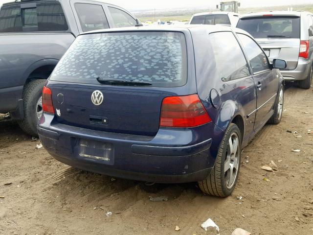 9BWBK61JX34005271 - 2003 VOLKSWAGEN GOLF GL BLUE photo 4