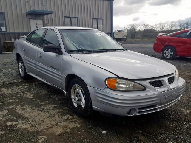 1G2NE52TX1M551725 - 2001 PONTIAC GRAND AM S SILVER photo 1