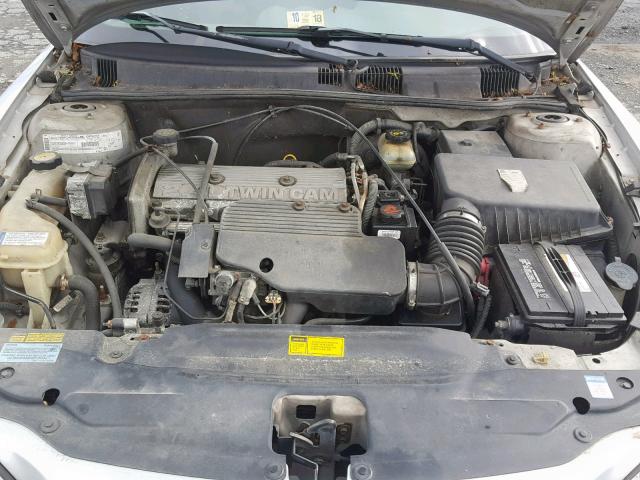 1G2NE52TX1M551725 - 2001 PONTIAC GRAND AM S SILVER photo 7