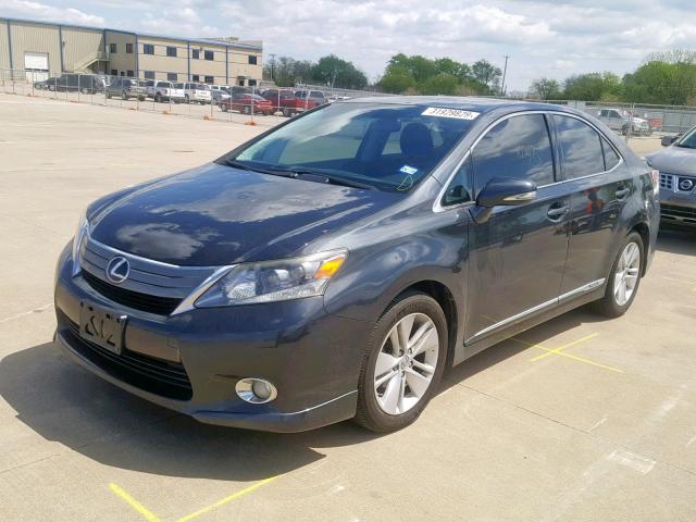 JTHBB1BA6A2026802 - 2010 LEXUS HS 250H GRAY photo 2