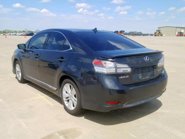 JTHBB1BA6A2026802 - 2010 LEXUS HS 250H GRAY photo 3