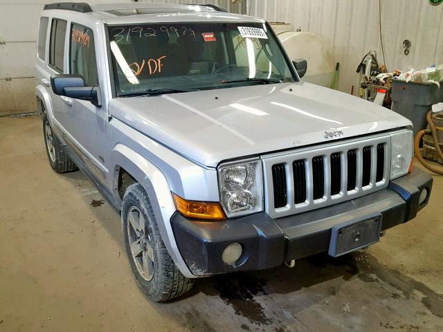 1J8HG48K66C260768 - 2006 JEEP COMMANDER SILVER photo 1