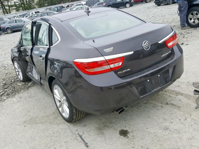 1G4PR5SK6C4216928 - 2012 BUICK VERANO CON BLACK photo 3