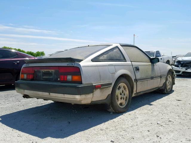 JN1CZ14S5EX016684 - 1984 DATSUN 300ZX SILVER photo 4